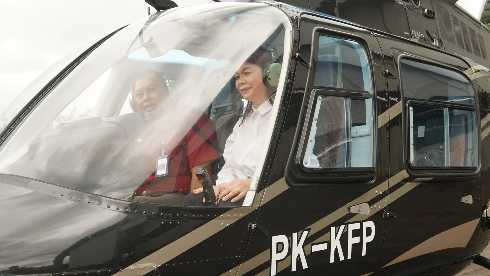 Bell 206 B3 detail on the ramp